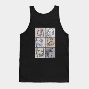 6 x studies of emotion Tank Top